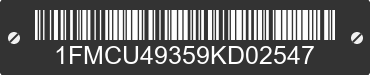 2009 FORD Escape 1FMCU49359KD02547 VIN decoded