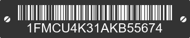 2010 FORD Escape 1FMCU4K31AKB55674 VIN decoded