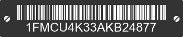 2010 FORD Escape 1FMCU4K33AKB24877 VIN decoded