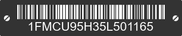2005 FORD Escape 1FMCU95H35L501165 VIN decoded