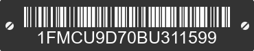 2011 FORD Escape 1FMCU9D70BU311599 VIN decoded