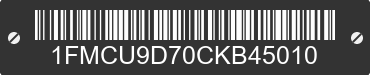 2012 FORD Escape 1FMCU9D70CKB45010 VIN decoded
