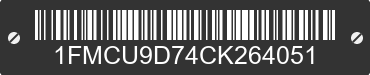 2012 FORD Escape 1FMCU9D74CK264051 VIN decoded
