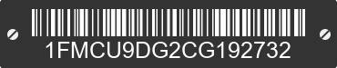 2012 FORD Escape 1FMCU9DG2CG192732 VIN decoded