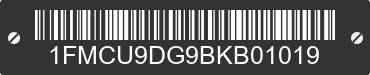 2011 FORD Escape 1FMCU9DG9BKB01019 VIN decoded