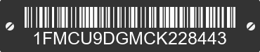 2012 FORD Escape 1FMCU9DGMCK228443 VIN decoded