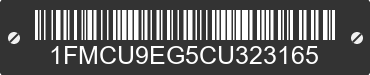 2012 FORD Escape 1FMCU9EG5CU323165 VIN decoded