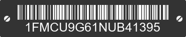 2022 FORD Escape 1FMCU9G61NUB41395 VIN decoded