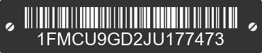 2018 FORD Escape 1FMCU9GD2JU177473 VIN decoded