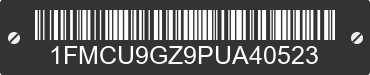 2023 FORD Escape 1FMCU9GZ9PUA40523 VIN decoded
