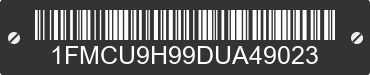 2013 FORD Escape 1FMCU9H99DUA49023 VIN decoded