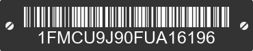 2015 FORD Escape 1FMCU9J90FUA16196 VIN decoded