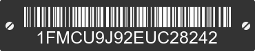 2014 FORD Escape 1FMCU9J92EUC28242 VIN decoded