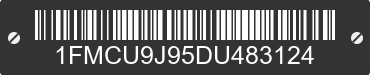 2013 FORD Escape 1FMCU9J95DU483124 VIN decoded