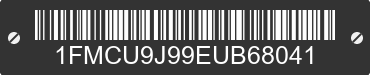 2014 FORD Escape 1FMCU9J99EUB68041 VIN decoded