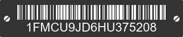 2017 FORD Escape 1FMCU9JD6HU375208 VIN decoded