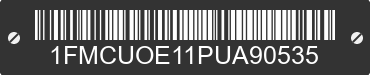 2023 FORD Escape 1FMCUOE11PUA90535 VIN decoded