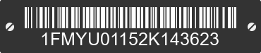2002 FORD Escape 1FMYU01152K143623 VIN decoded