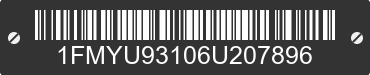 2006 FORD Escape 1FMYU93106U207896 VIN decoded