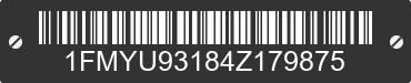 2004 FORD Escape 1FMYU93184Z179875 VIN decoded