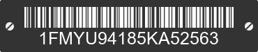 2005 FORD Escape 1FMYU94185KA52563 VIN decoded