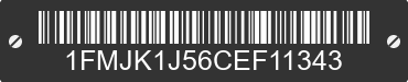 2012 FORD Expedition 1FMJK1J56CEF11343 VIN decoded