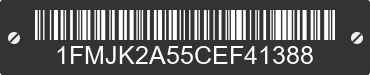 2012 FORD Expedition 1FMJK2A55CEF41388 VIN decoded