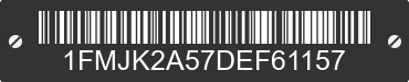 2013 FORD Expedition 1FMJK2A57DEF61157 VIN decoded