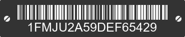 2013 FORD Expedition 1FMJU2A59DEF65429 VIN decoded