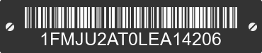 2020 FORD Expedition 1FMJU2AT0LEA14206 VIN decoded