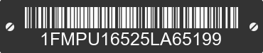 2005 FORD Expedition 1FMPU16525LA65199 VIN decoded