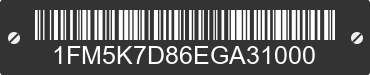 2014 FORD Explorer 1FM5K7D86EGA31000 VIN decoded