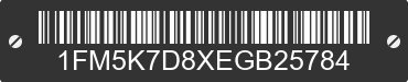 2014 FORD Explorer 1FM5K7D8XEGB25784 VIN decoded