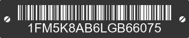 2020 FORD Explorer 1FM5K8AB6LGB66075 VIN decoded