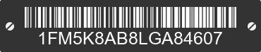 2020 FORD Explorer 1FM5K8AB8LGA84607 VIN decoded