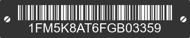 2015 FORD Explorer 1FM5K8AT6FGB03359 VIN decoded