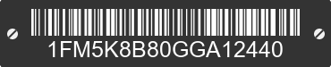 2016 FORD Explorer 1FM5K8B80GGA12440 VIN decoded