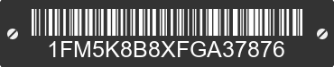 2015 FORD Explorer 1FM5K8B8XFGA37876 VIN decoded