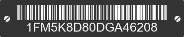2013 FORD Explorer 1FM5K8D80DGA46208 VIN decoded