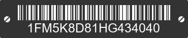 2017 FORD Explorer 1FM5K8D81HG434040 VIN decoded