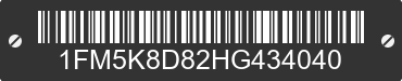 2017 FORD Explorer 1FM5K8D82HG434040 VIN decoded