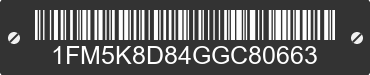 2016 FORD Explorer 1FM5K8D84GGC80663 VIN decoded