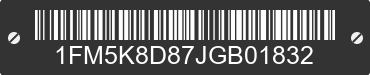 2018 FORD Explorer 1FM5K8D87JGB01832 VIN decoded
