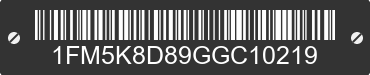 2016 FORD Explorer 1FM5K8D89GGC10219 VIN decoded