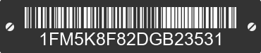 2013 FORD Explorer 1FM5K8F82DGB23531 VIN decoded