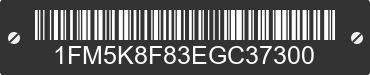 2014 FORD Explorer 1FM5K8F83EGC37300 VIN decoded
