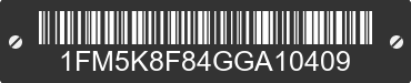 2016 FORD Explorer 1FM5K8F84GGA10409 VIN decoded
