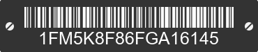 2015 FORD Explorer 1FM5K8F86FGA16145 VIN decoded