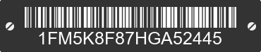 2017 FORD Explorer 1FM5K8F87HGA52445 VIN decoded