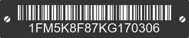 2019 FORD Explorer 1FM5K8F87KG170306 VIN decoded
